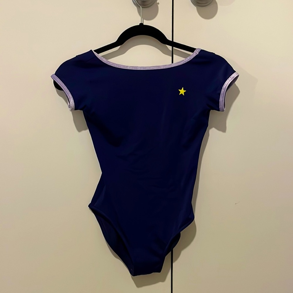 Blue and Purple Yumiko Ballet Leotard with limited edition star stamp⭐️ (size L)